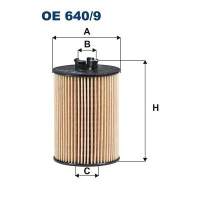 Yağ Filtresi  Mercedes A -Serisi (BM 169)(06.2004->)  FILTRON OE 640/9