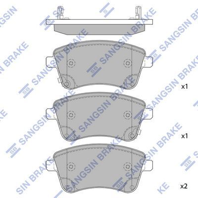 Fren Disk Balata Ön SANGSIN SP1515