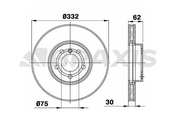 Fren Disk Ayna Ön Sağ ve Sol BRAXIS AD1013