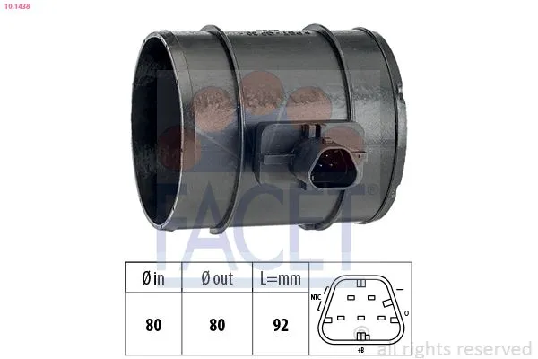 Hava Debimetresi  Opel Insignia A (2008->)  ZEGEN ZAF1038