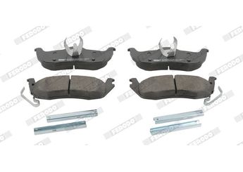 Fren Disk Balata Arka FERODO FDB4075  5080871AA 5080871AB 440607S025 44060ZC025 44060ZC026 D40609FE0A 05080871AA 05080871AB 2AMV4871AA V2010871 V2010871AB V2010871AC