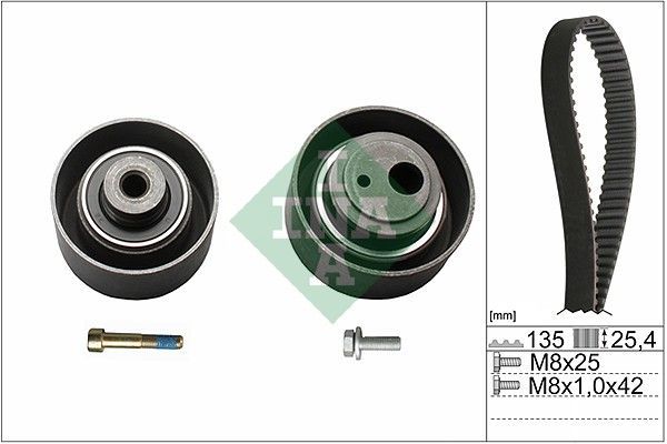 Triger Kayış Seti  Citroen C3 (08.2016->)  INA 530 0055 10