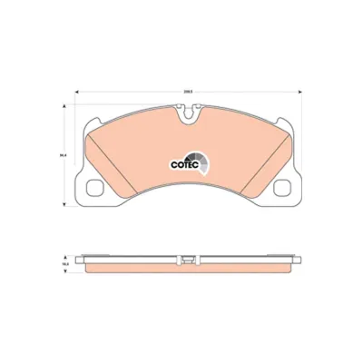 Fren Disk Balata Ön Volkswagen Touareg (RC8)(05.2023->)  AP 05P2347