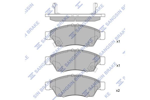 Fren Disk Balata Ön SANGSIN SP1541
