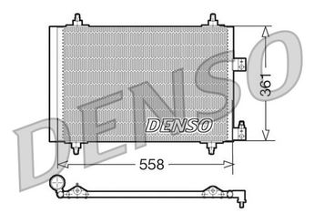 Klima Radyatörü  DENSO DCN07005  6453FH 6453.FH 6453FP 6453.FP 6455AC 6455.AC