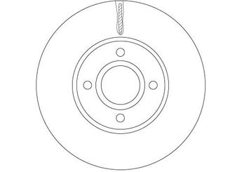 Fren Disk Ayna Ön Sağ ve Sol TRW DF6898  2026104
