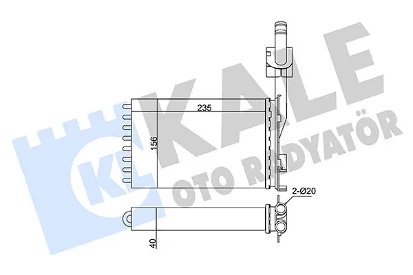 Kalorifer Radyatörü  KALE 109998