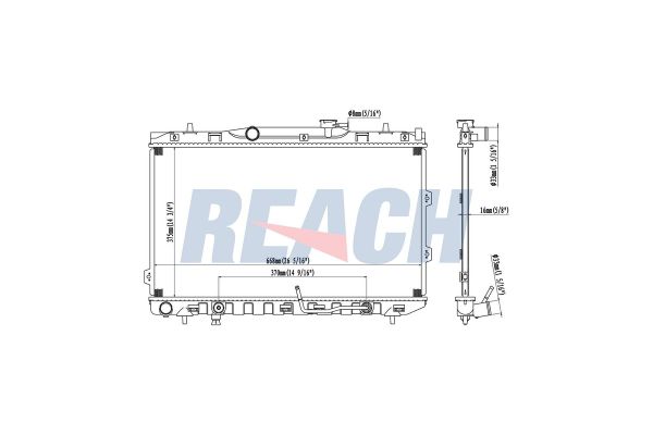 Su Radyatörü  MGA 80141