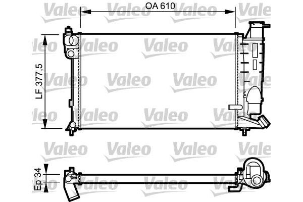 Su Radyatörü  Peugeot 306 3/5 Kapı (S1)(06.1996->)  VALEO 731391
