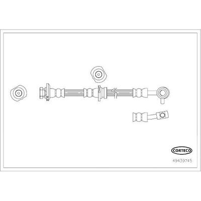 Fren Hortumu Ön Sağ veya Sol AXAM 02-16-07-0421