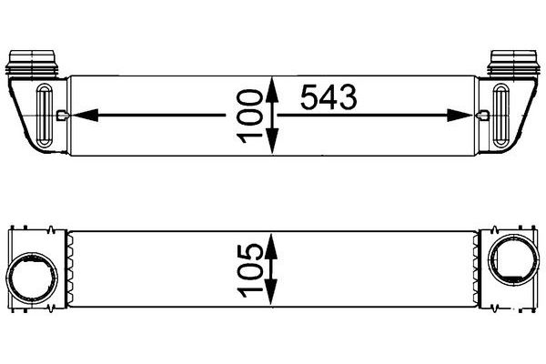 Turbo Radyatörü  MAHLE CI 79 000S