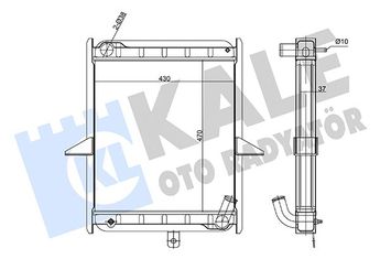 Su Radyatörü  KALE 112700  1300215 2M65535 2M 65535