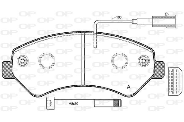 Fren Disk Balata Ön Fiat Ducato Maxi P.Van, Yüksek Tavan 40 (09.2006->)  FERBE 45803