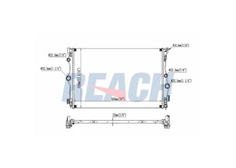 Su Radyatörü  VEKA 16-2873B  2475000203 A2475000203 247500020368
