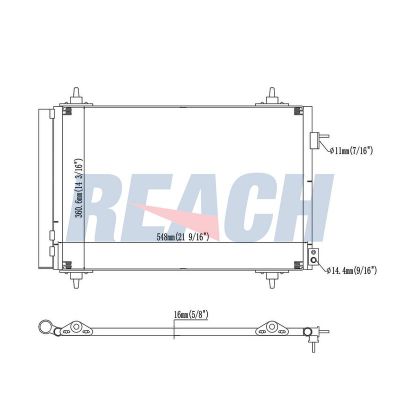 Klima Radyatörü  ORİS CPE855016