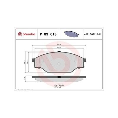 Fren Disk Balata Ön Toyota Hilux (N85/145/150)(1989->)  MAGNETI MARELLI 363700483013