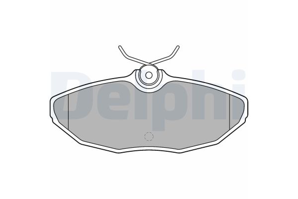 Fren Disk Balata Arka Jaguar S-Type (03.1999->)  DELPHI LP1505