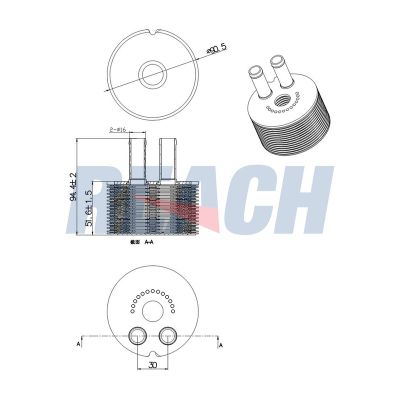 Motor Yağ Soğutucu  Opel Vivaro (2001->)  BSG 75-506-002