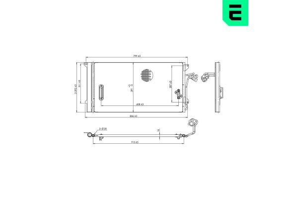 Klima Radyatörü  Audi Q7 (4L)(03.2006->)  ERA 667383
