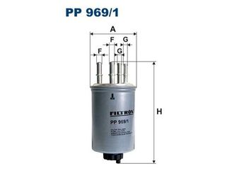 Yakıt Filtresi  FILTRON PP 969/1  WJN500025 LR007311 LR 007311 LR010075 LR 010075 WJN 500025