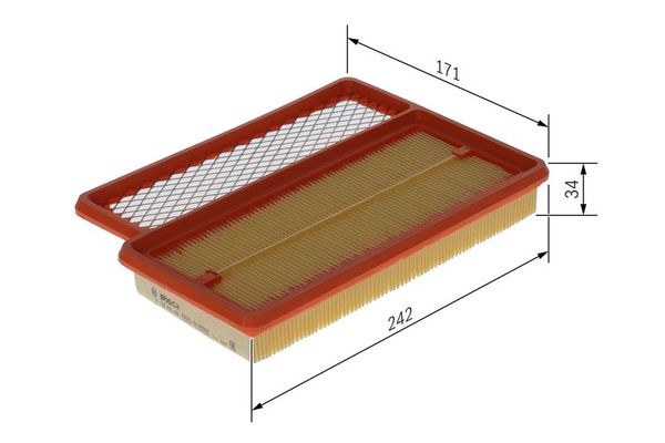 Hava Filtresi  Abarth 500 Cabrio (312)(2022->)  BOSCH F 026 400 466