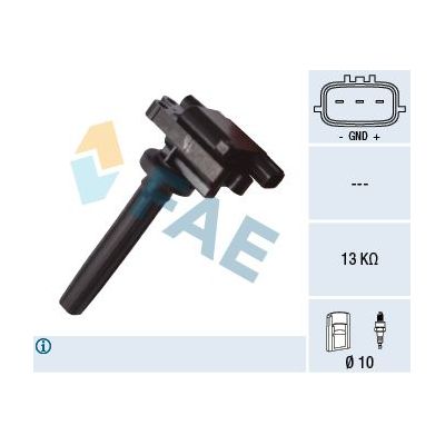 Ateşleme Bobini  Mitsubishi Space Star (DG0)(1999->)  FAE 80365