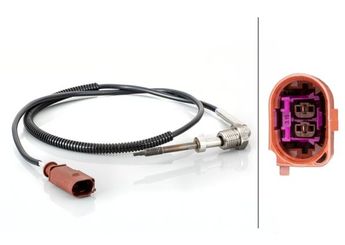 Egzoz Sıcaklık Sensörü  HELLA 6PT 014 494-631  3L906088DM 03L906088DM A3L906088DM A 3L9 060 88 DM 03L 906 088 DM