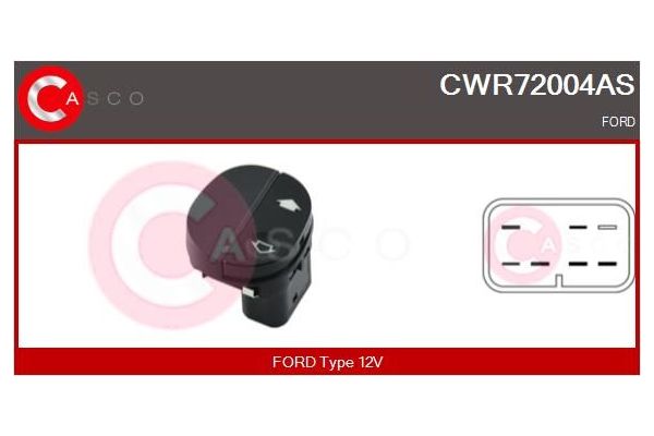 Cam Açma Düğmesi Ön Sağ EMA-MFK CD028