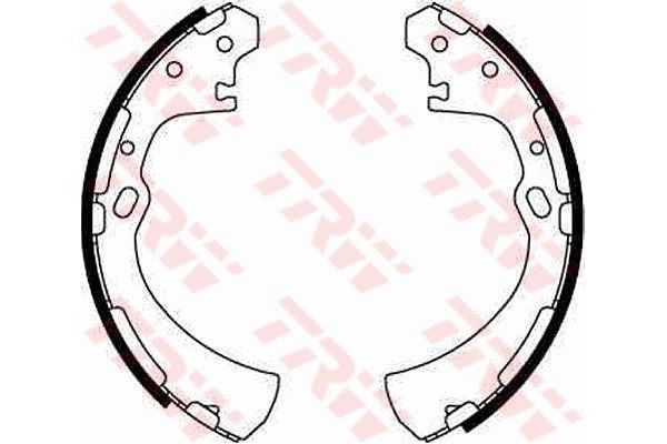 Fren Pabuçlu Balata Arka Nissan Terrano (WD21)(12.1987->)  NAGAMA NBS-NI001