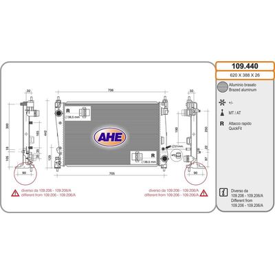 Su Radyatörü  DENSO DRM13017