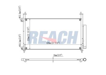 Klima Radyatörü  MAHER 18978  80110SMGE02 80110SMGE01 80110-SMG-E01 80110-SMG-E02