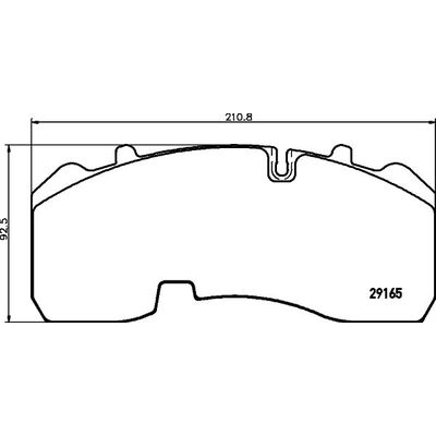 Fren Disk Balata Ön EREN BALATA SWD-D.165 M149