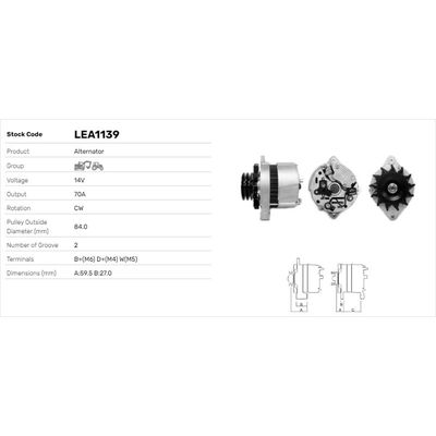 Alternatör  VALEO 439195