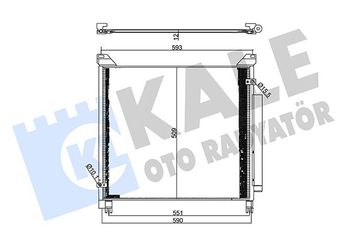 Klima Radyatörü  KALE 357710  884600K350