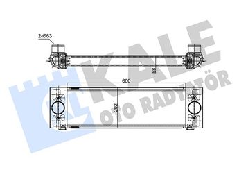 Turbo Radyatörü  MAHER 51378  354140 4851182 4967772 8C169L440BA 8C169L440BB