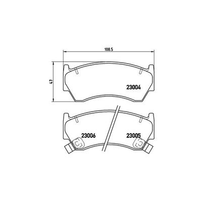 Fren Disk Balata Ön Nissan Almera (N15)(07.1995->)  MAGNETI MARELLI 363700456033