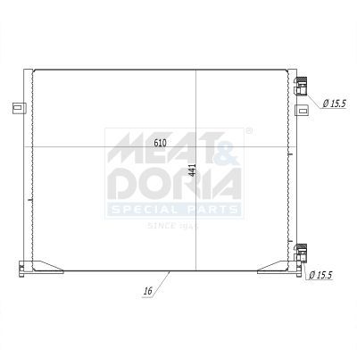 Klima Radyatörü  Opel Vivaro Kamyonet (07.2006->)  MGA 82235