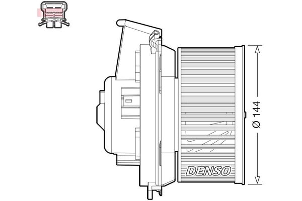 Kalorifer Motoru  DENSO DEA21013