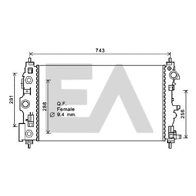 Su Radyatörü  Chevrolet Orlando (2011->)  MANDO HC2531038050