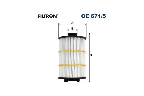 Yağ Filtresi  Audi S6 Avant (4G5)(04.2012->)  FILTRON OE 671/5