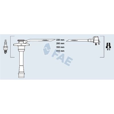 Buji Kablosu  Toyota Corolla (E11)(1997->)  FAE 83588