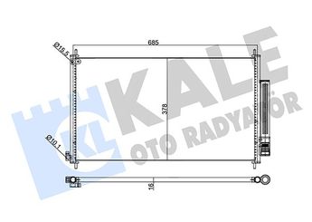 Klima Radyatörü  KALE 345720  80110T0AA01 80110-T0A-A01