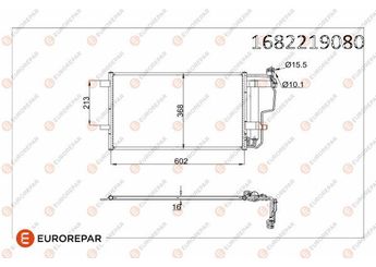 Klima Radyatörü  EUROREPAR 1682219080  1682219080 BBM461480C BBM461480D BBP261480A BBP261480B BBP261480C BBY26148Z BBY26148ZA