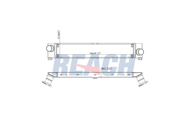 Turbo Radyatörü  Fiat Ducato Maxi P.Van, Geniş Hacim 35 (09.2006->)  BSG 25-535-013