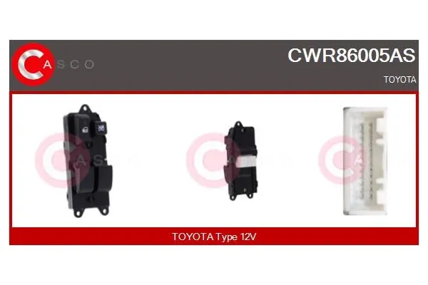 Cam Açma Düğmesi Ön Sol MCAR AN-880