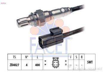 Oksijen (Lambda) Sensörü  NGK 94430  392002X010 K2NC18861 K2N118861 0K2N1-18861 K08A18861B 0K08A-18-861B K08B18861B 0K08B-18-861B K2AA18861 0K2AA-18861 39200-2X010