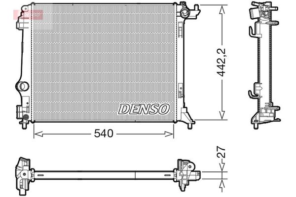 Su Radyatörü  DENSO DRM23116