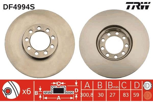 Fren Disk Ayna Ön Sağ ve Sol WALBURG WBD1414
