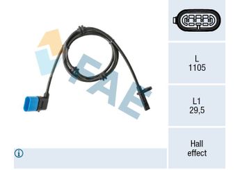 Abs Sensörü Arka Sağ veya Sol TRW GBS2773  479005DA0A 47900-5DA0A 2465400417 246 540 04 17 2469057603 246 905 76 03 2469059402 246 905 94 02 A2465400417 A 246 540 04 17 A2469057603 A 246 905 76 03 A2469059402 A 246 905 94 02