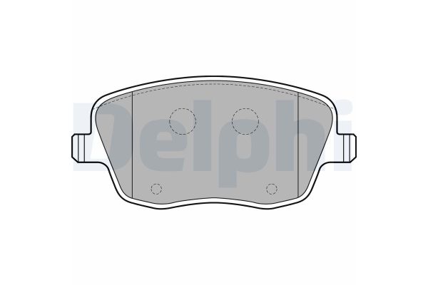 Fren Disk Balata Ön Seat Cordoba 4 Kapı (6L2)(09.2002->)  DELPHI LP1728
